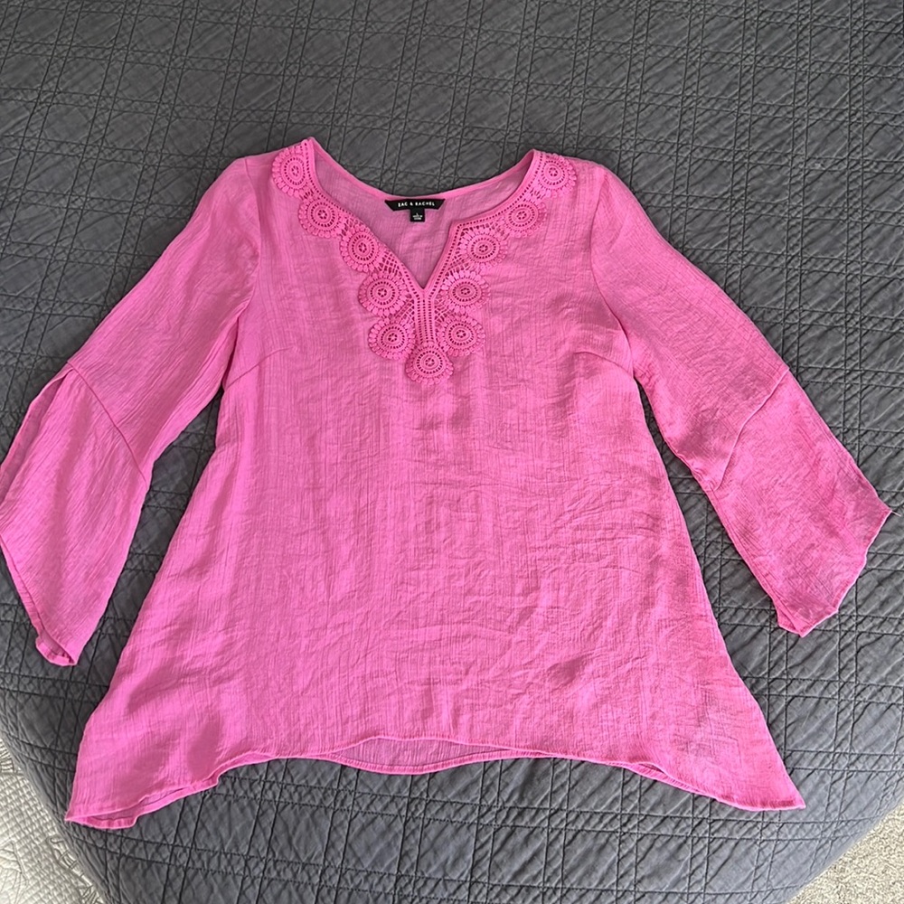 Rose Pink Blouse- Large